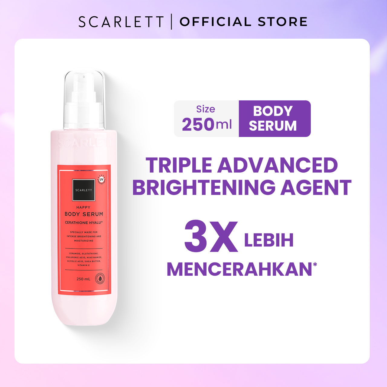 Scarlett Bundle Body Lotion + Body Serum (Happy Booster)